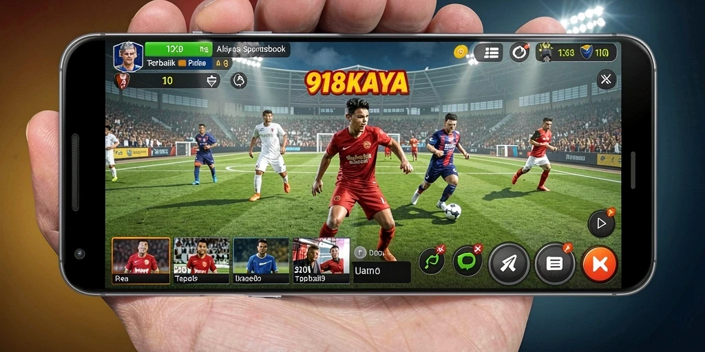 Tampilan gameplay Sportsbook di aplikasi 918KAYA yang menarik.