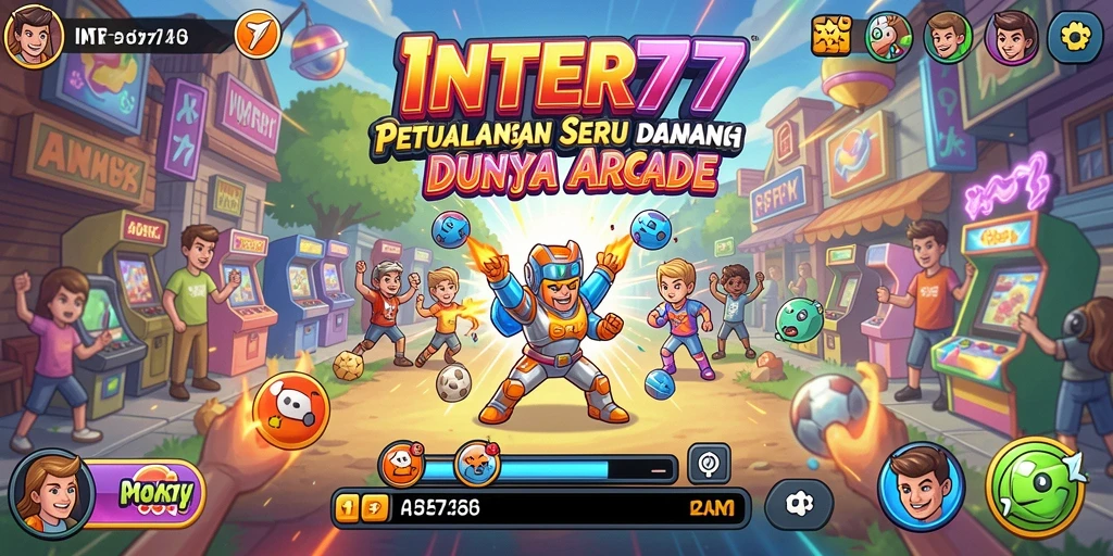 Screenshot INTER77 menampilkan aksi seru dalam gameplay Arcade.