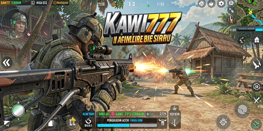 Gambaran gameplay TPS KAWI777 yang mendebarkan dan kompetitif.