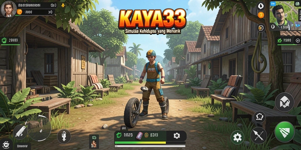 Tampilan gameplay KAYA33 yang realistis dan penuh warna.