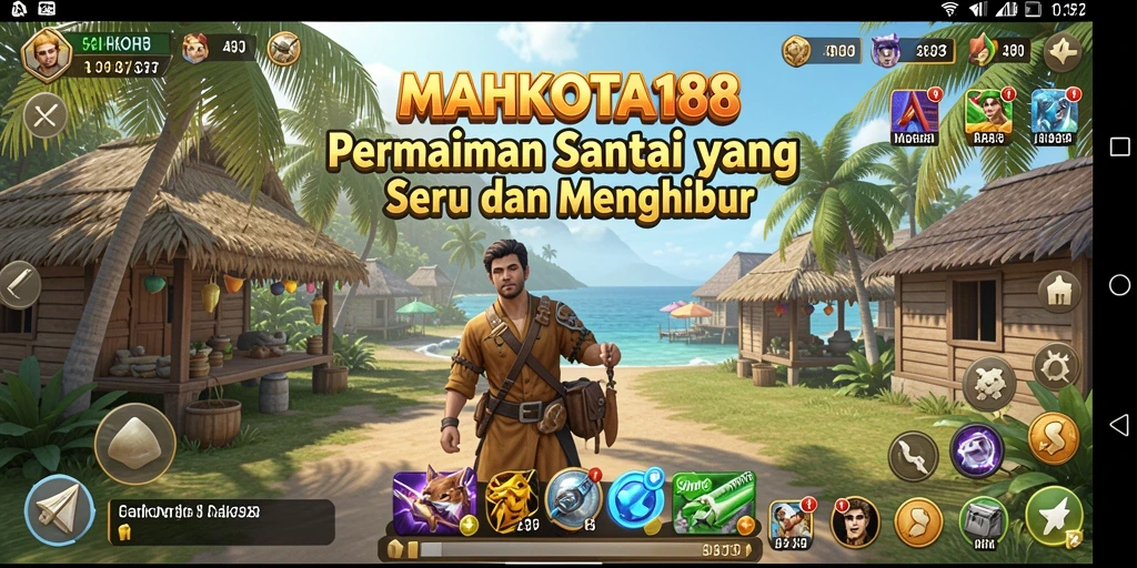 Tampilan gameplay MAHKOTA188 yang mengasyikkan dan penuh warna.