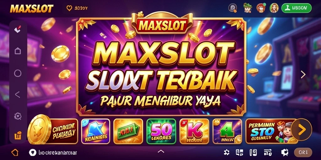 Tampilan menyeronokkan gameplay MAXSLOT dengan tema slot yang menarik.