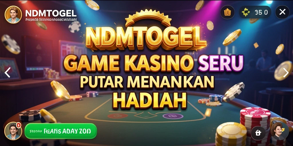 Gambaran gameplay NDMTOGEL yang seru dan menarik.