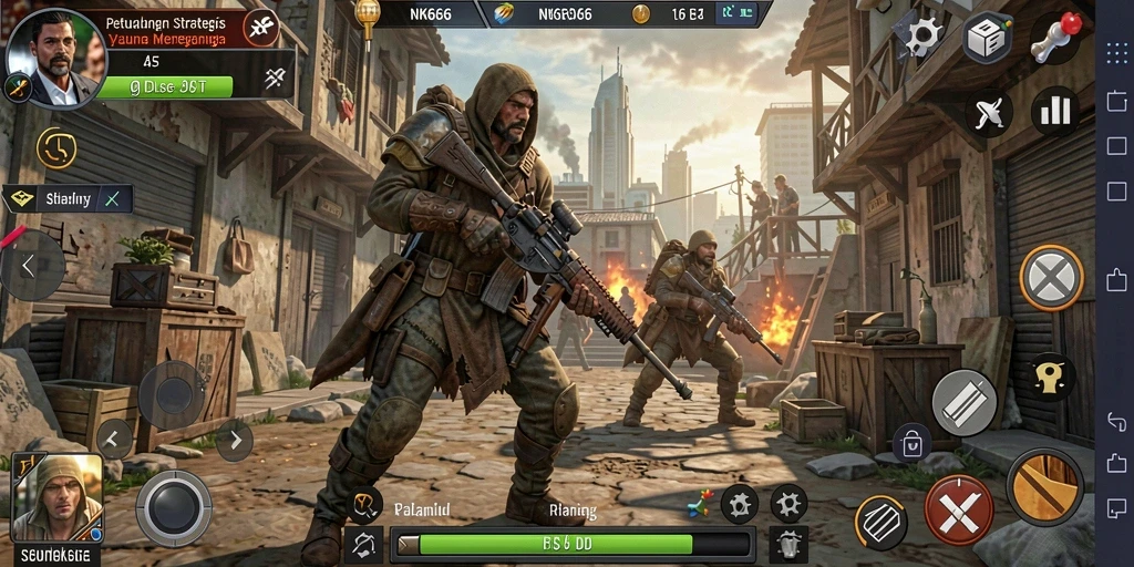 Tampilan gameplay mendebarkan dalam NK666 dengan strategi yang mendalam.