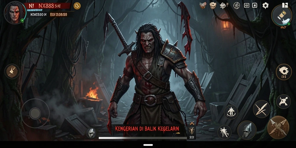 Tampilan gameplay mendebarkan dari NX888 yang memicu ketakutan.