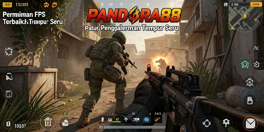 Tampilan gameplay seru di PANDORA88 dengan aksi FPS yang mendebarkan.