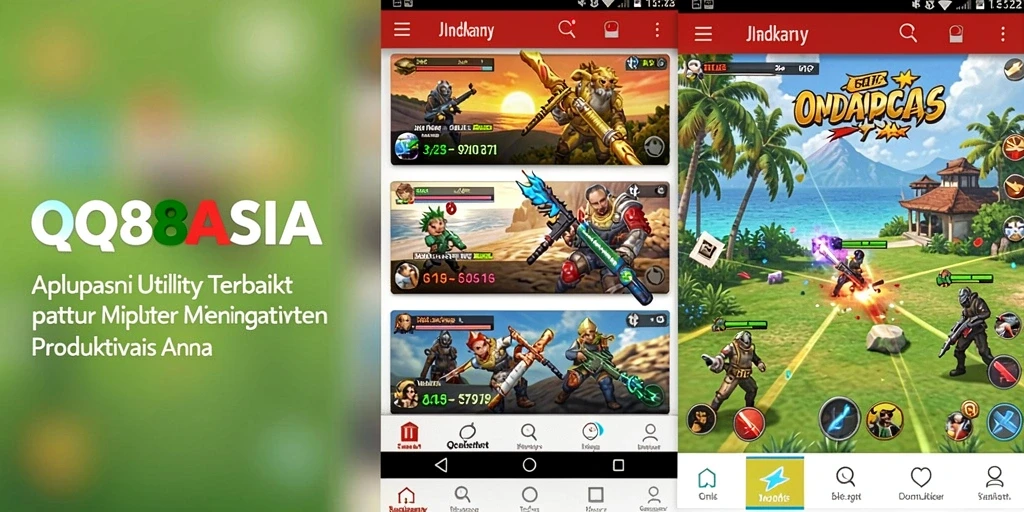 Tampilan aplikasi QQ88ASIA yang memudahkan pengguna dalam manajemen waktu.
