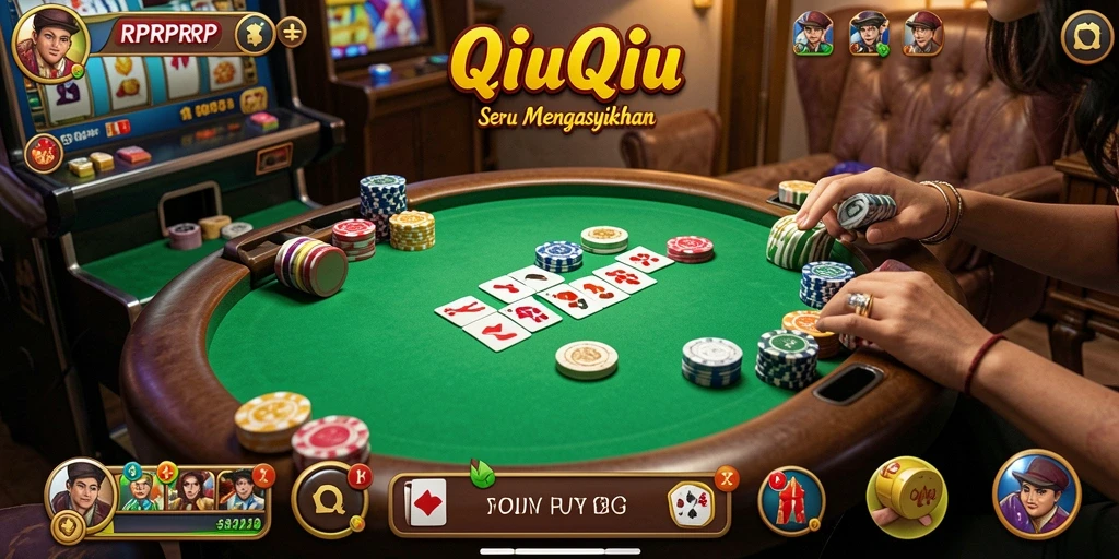 Gameplay QiuQiu yang seru di RPRPRP.
