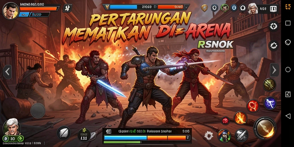 Gameplay RSNOK yang menegangkan dan penuh aksi.