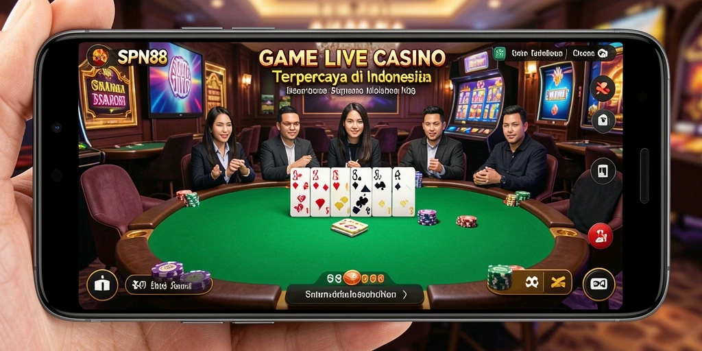 Tampilan gameplay SPN88 yang menarik dan interaktif di Live Casino.